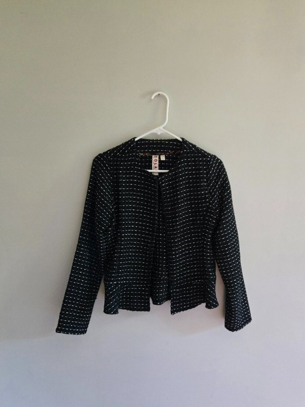 Anthropologie Dolan Black Tweed Jacket, Size S